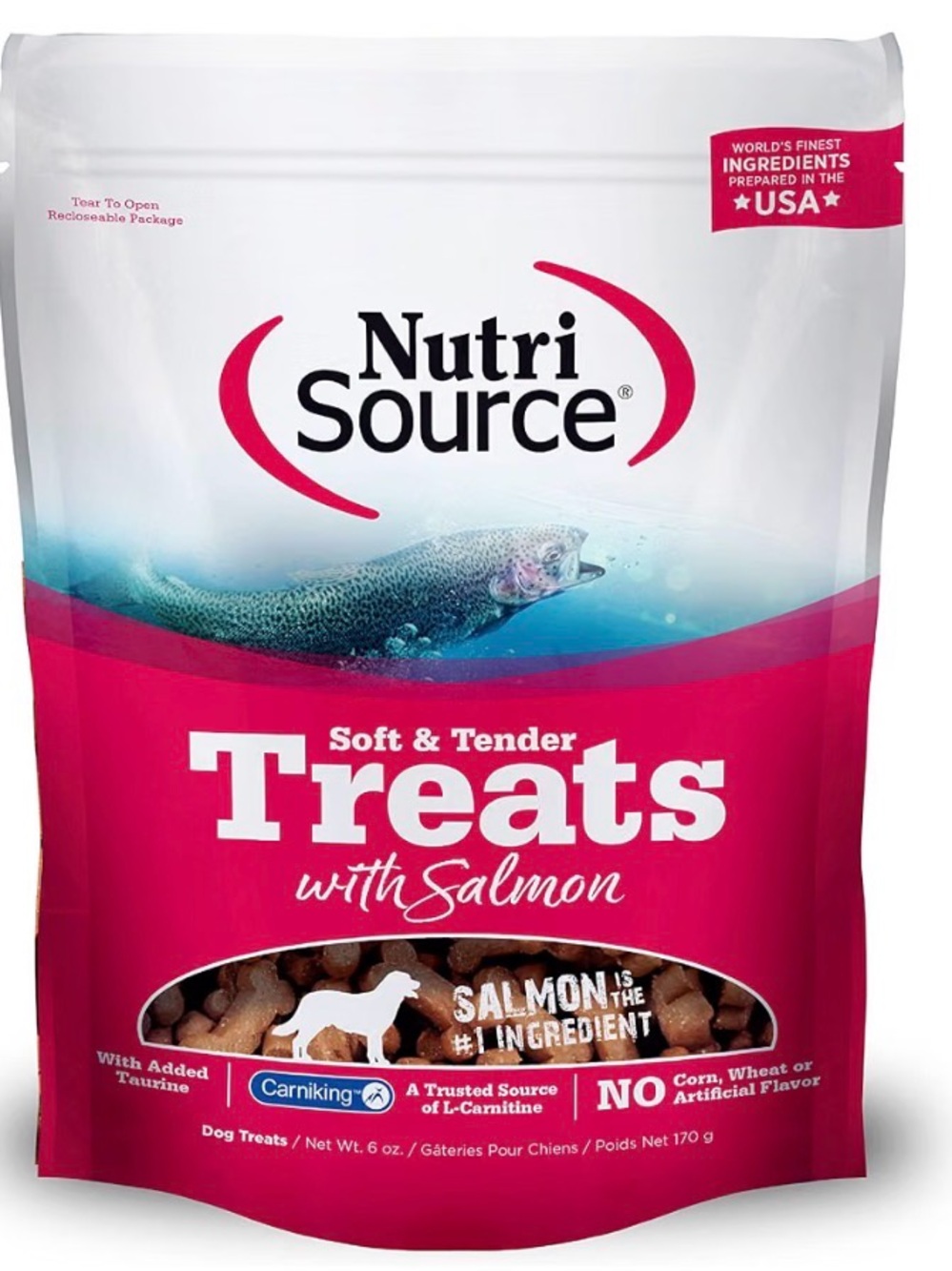 NutriSource Soft & Tender Salmon Dog Treats